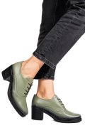 BOTINE OLIVE BLACK PIELE NATURALA 0PC17