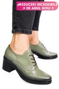 BOTINE OLIVE BLACK PIELE NATURALA 0PC17