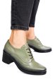 Botine olive black piele naturala 0pc17