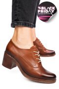 BOTINE BROWN PIELE NATURALA 0PC17
