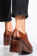 BOTINE BROWN PIELE NATURALA 0PC17
