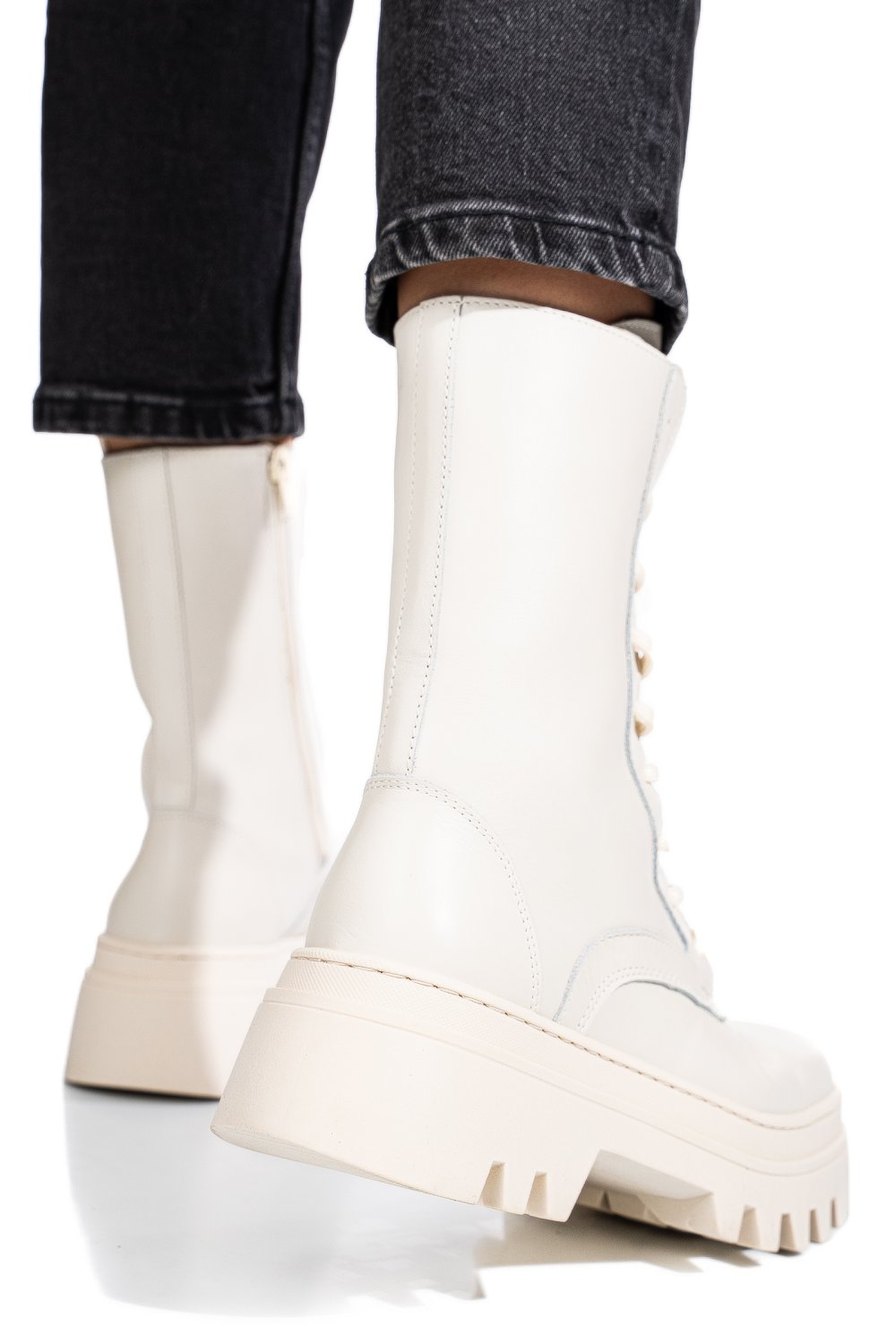 GHETE BEJ PIELE NATURALA 52132499