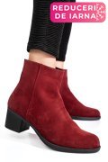 BOTINE VISINII PIELE NATURALA INTOARSA 3S77871