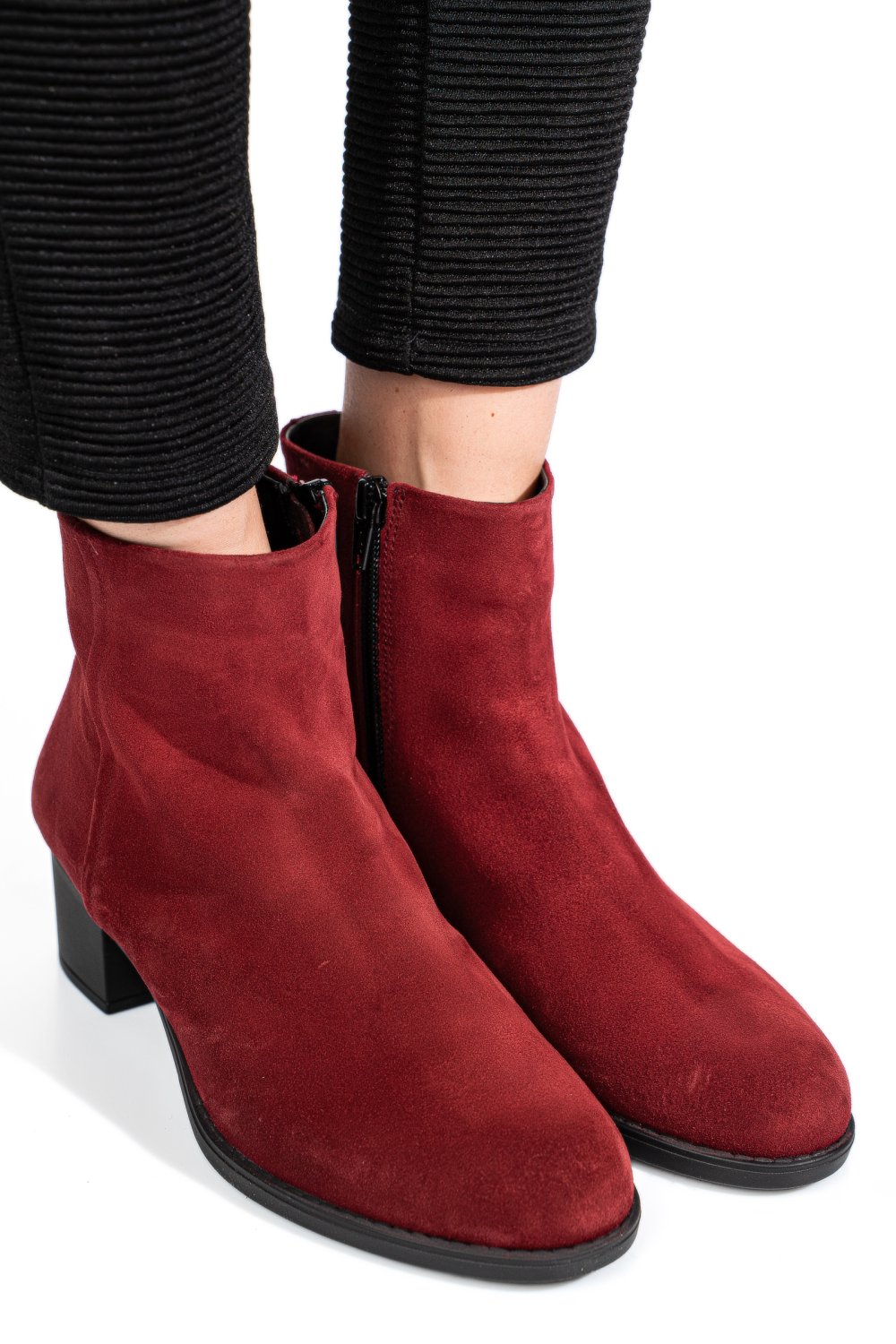 BOTINE VISINII PIELE NATURALA INTOARSA 3S77871