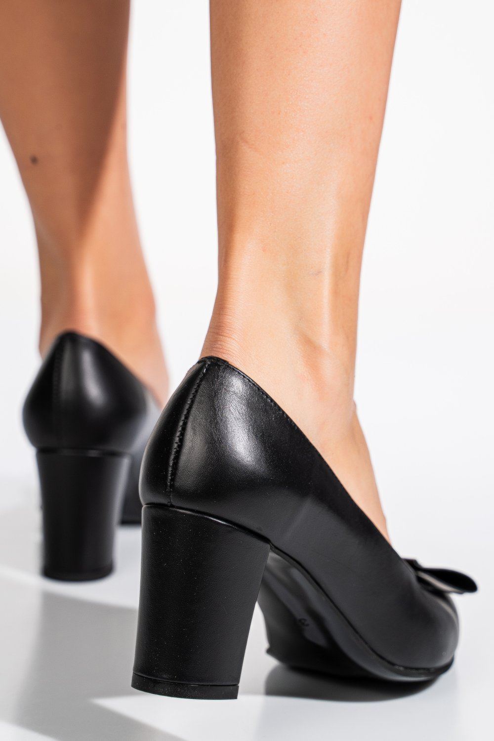 PANTOFI NEGRI PIELE NATURALA 5S77010