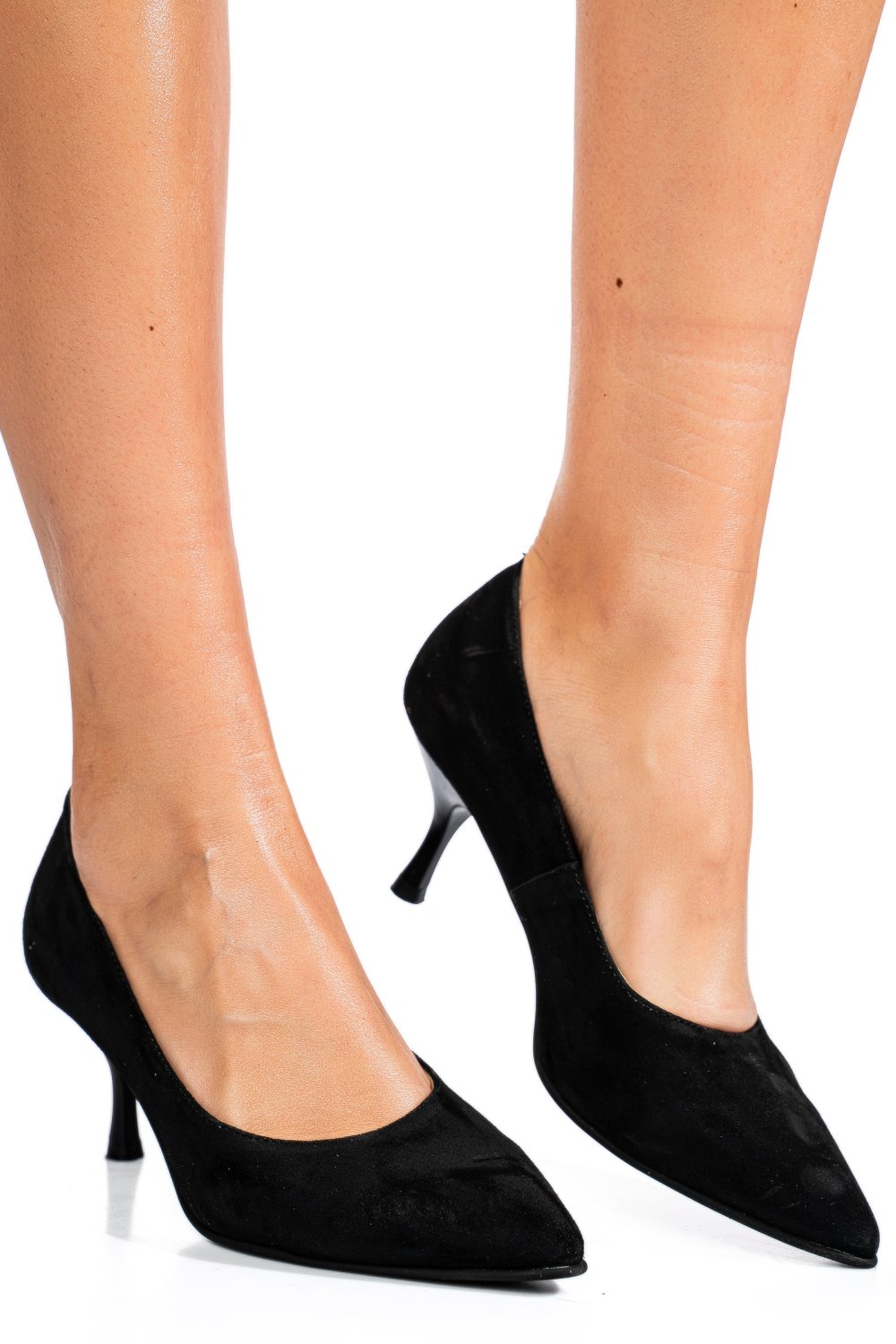 PANTOFI NEGRI PIELE NATURALA INTOARSA 1S77655