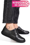 PANTOFI NEGRI PIELE NATURALA 0PC87