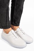PANTOFI ALBI PIELE NATURALA 0PC88