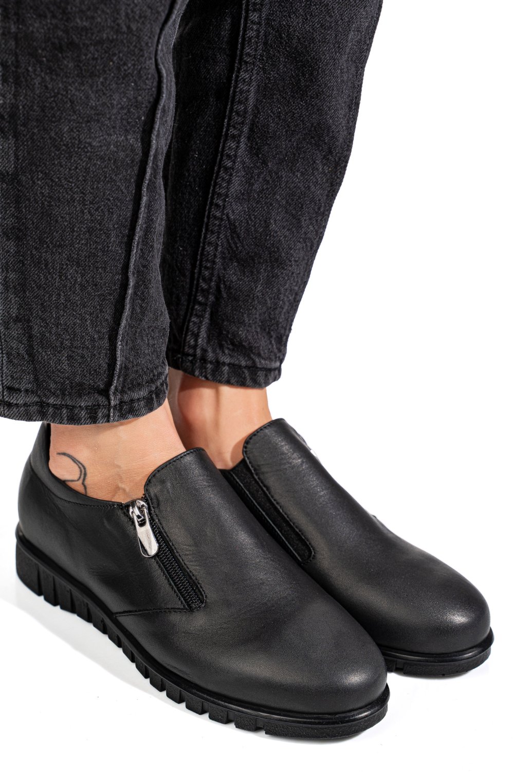 MOCASINI NEGRI PIELE NATURALA 1PC240