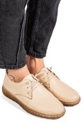 PANTOFI BEJ PIELE NATURALA 0PC87