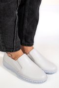 PANTOFI ALBI PIELE NATURALA 0PC86