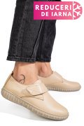 PANTOFI BEJ PIELE NATURALA 0PC85
