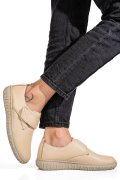 PANTOFI BEJ PIELE NATURALA 0PC85