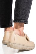 PANTOFI BEJ PIELE NATURALA 0PC85