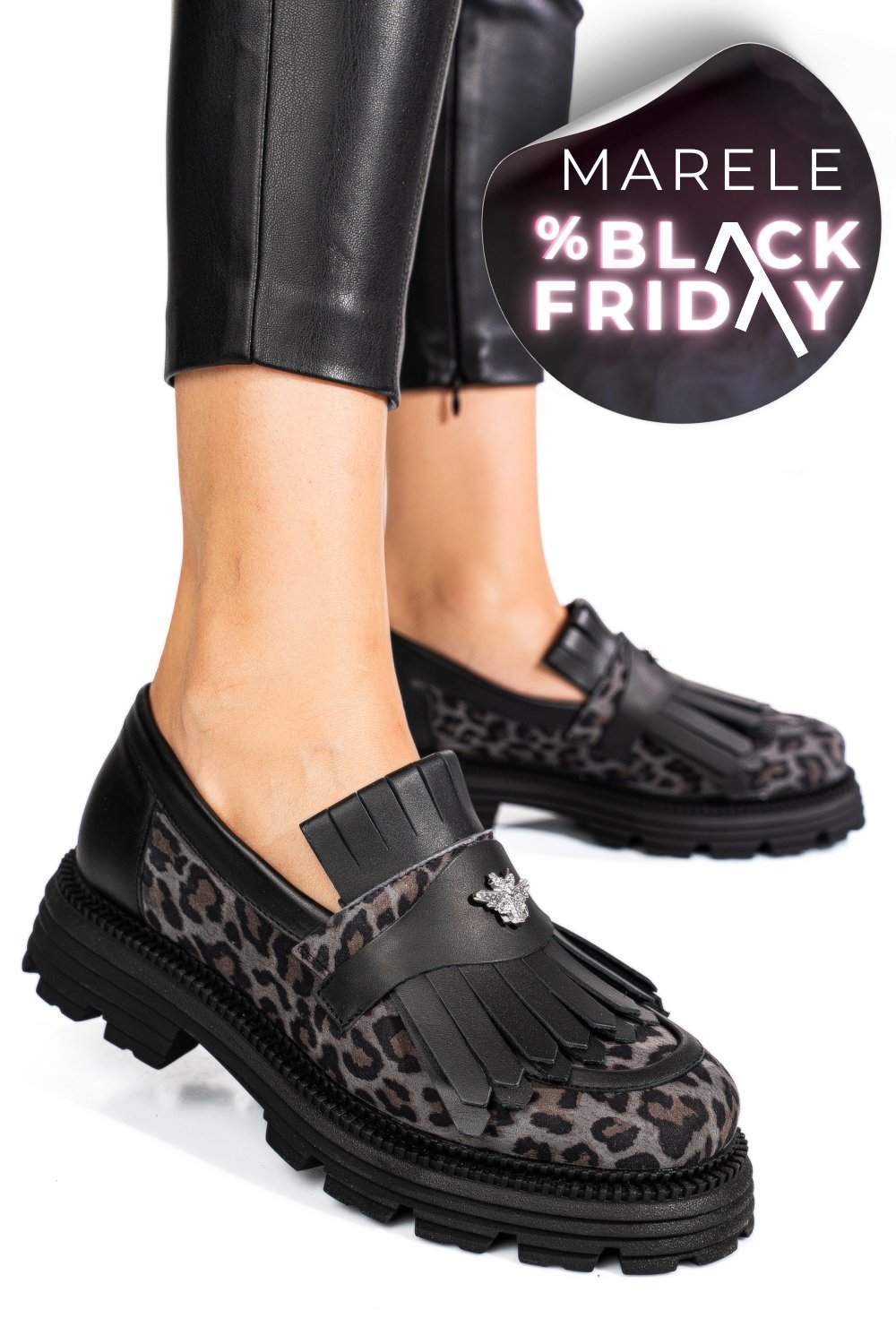 MOCASINI DAMA PIELE NATURALA GREY LEO 3S7795