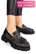 MOCASINI DAMA PIELE NATURALA GREY LEO 3S7795