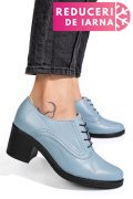 BOTINE BLEU PIELE NATURALA 0PC17