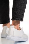 PANTOFI ALBI PIELE NATURALA 0PC87