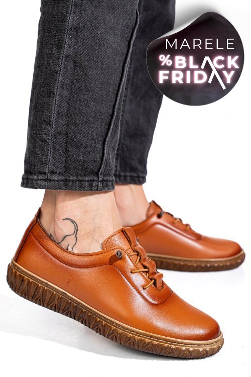 Pantofi maro piele naturala 0pc88