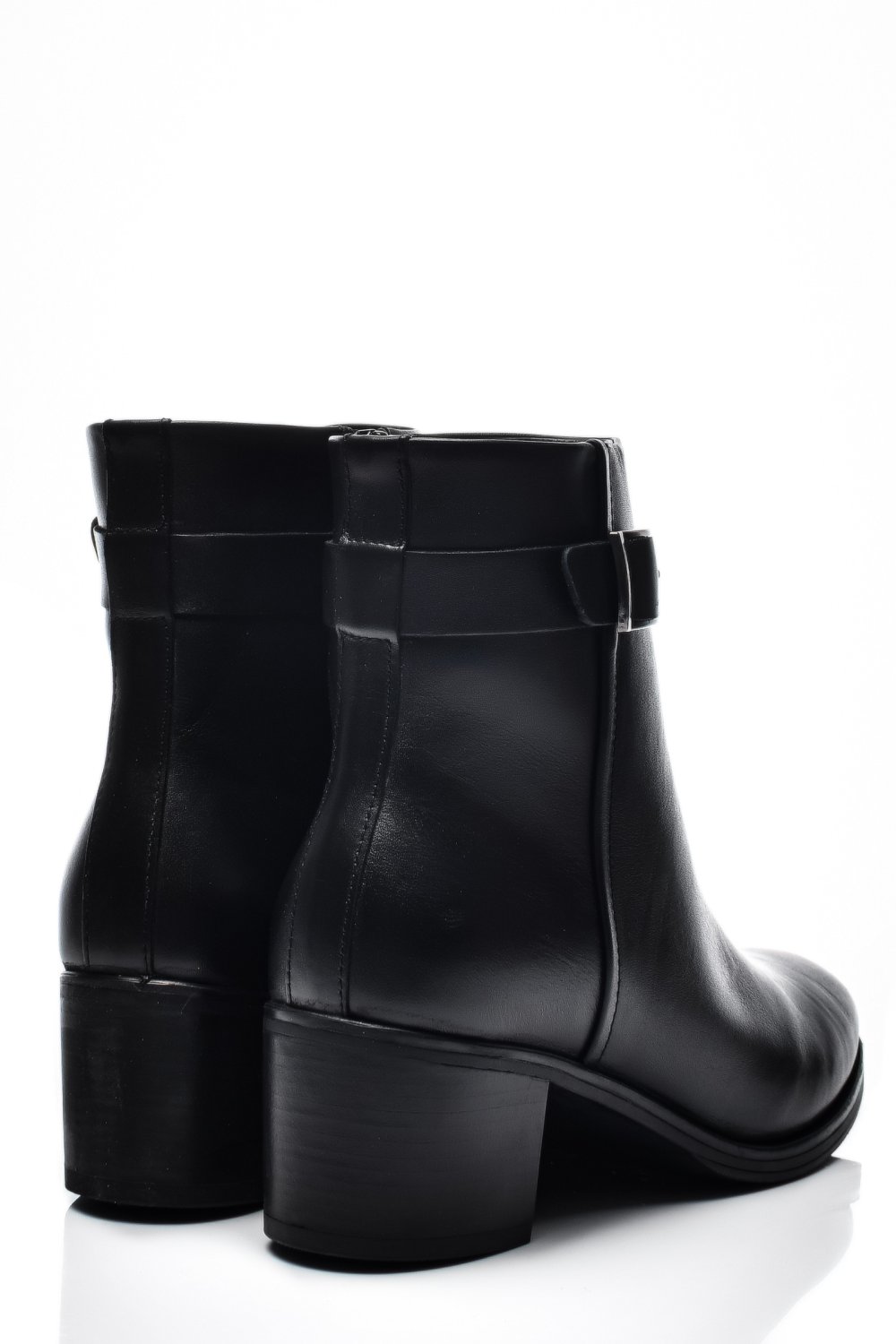 GHETE DAMA PIELE NATURALA NEGRE TOC MIC 2S7702