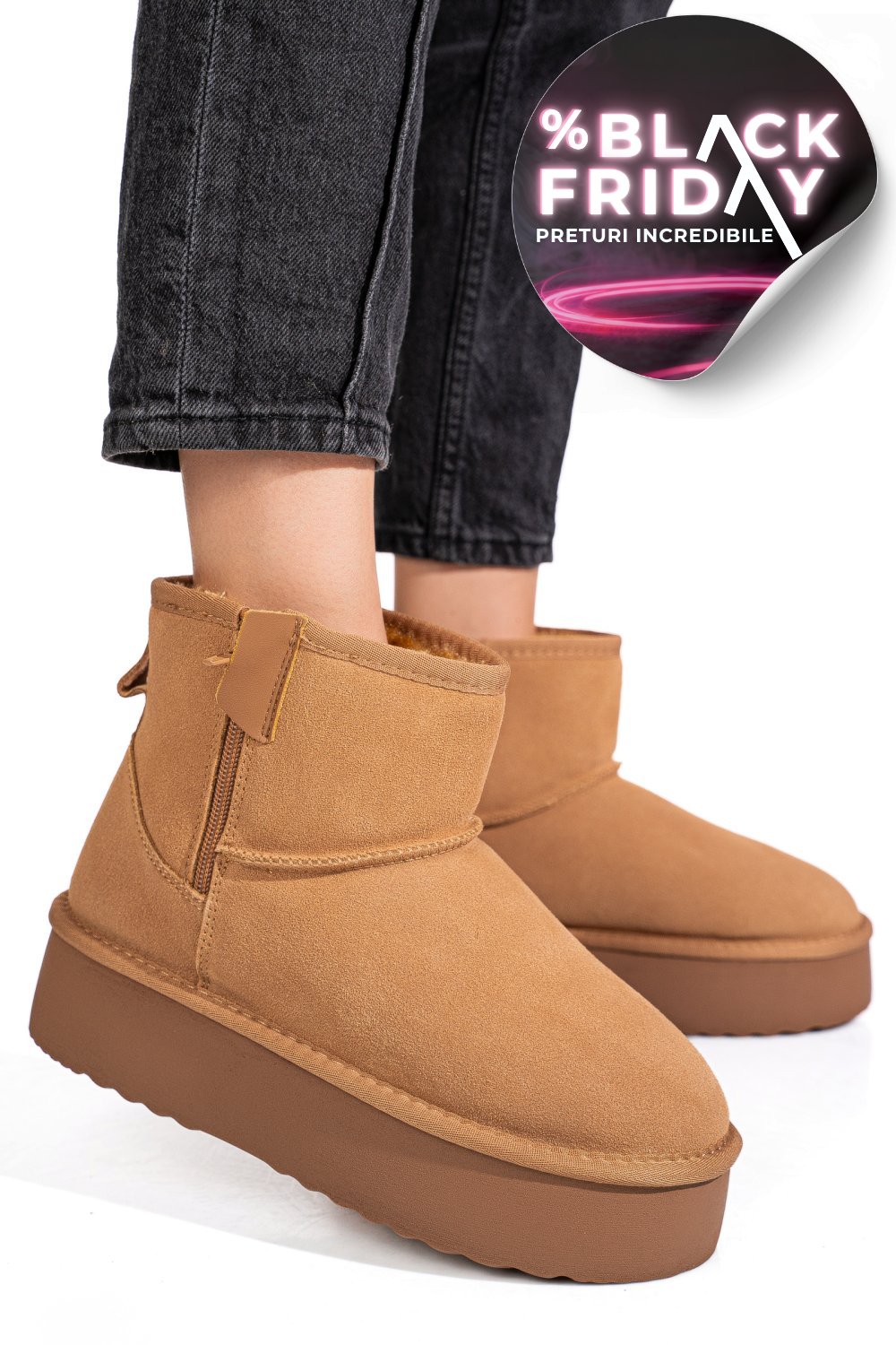 CIZME MARO PIELE NATURALA INTOARSA 1S77252