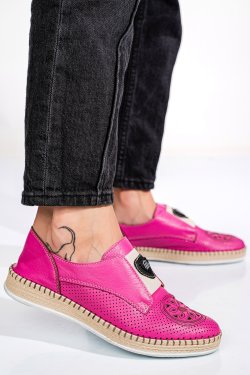 ESPADRILE ROZ PIELE NATURALA 1PC31-3