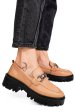 Mocasini nude piele naturala ipcbm007