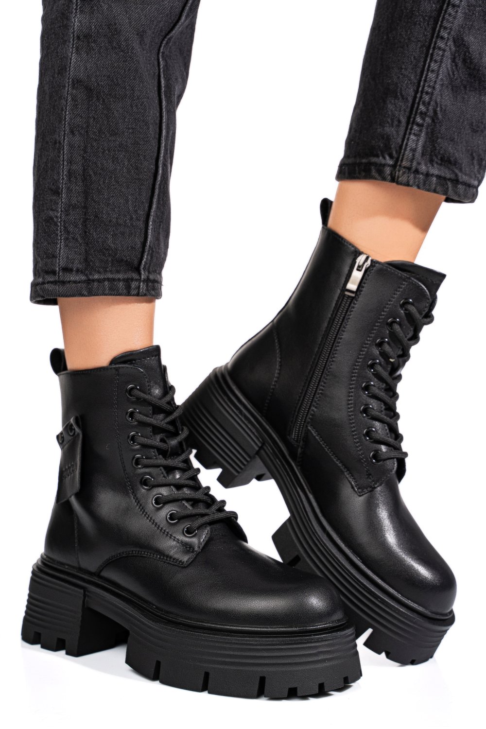 GHETE BLACK PIELE NATURALA GPCDTL56