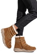 GHETE CAMEL PIELE NATURALA INTOARSA 2SP404