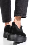 PANTOFI SPORT NEGRI PIELE NATURALA  INTOARSA FSP002472