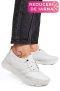 PANTOFI SPORT ALB PIELE NATURALA 4PC003