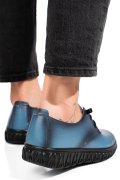 PANTOFI ALBASTRI PIELE NATURALA 0PC87