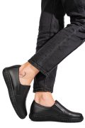 ESPADRILE NEGRE PIELE NATURALA 8PC06