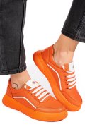 PANTOFI SPORT PORTOCALII PIELE NATURALA 1PC0003