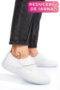 PANTOFI ALBI PIELE NATURALA 0PC85