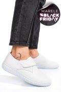 PANTOFI ALBI PIELE NATURALA 0PC85