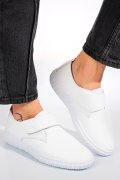 PANTOFI ALBI PIELE NATURALA 0PC85