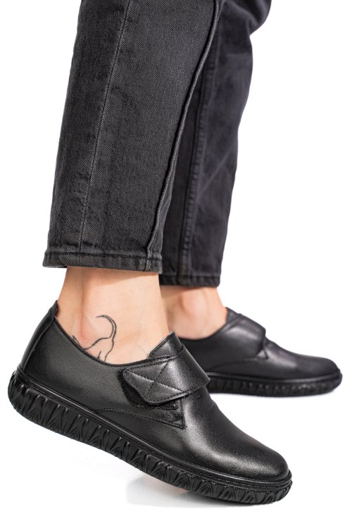 Pantofi negri piele naturala 0pc85
