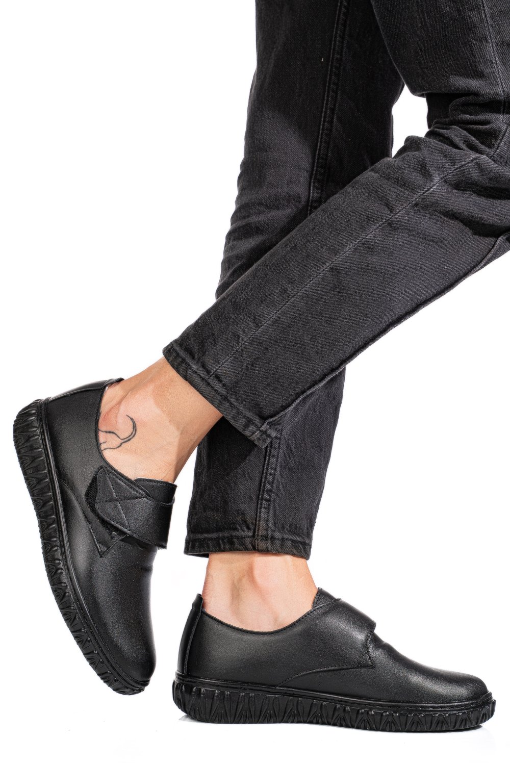 PANTOFI NEGRI PIELE NATURALA 0PC85