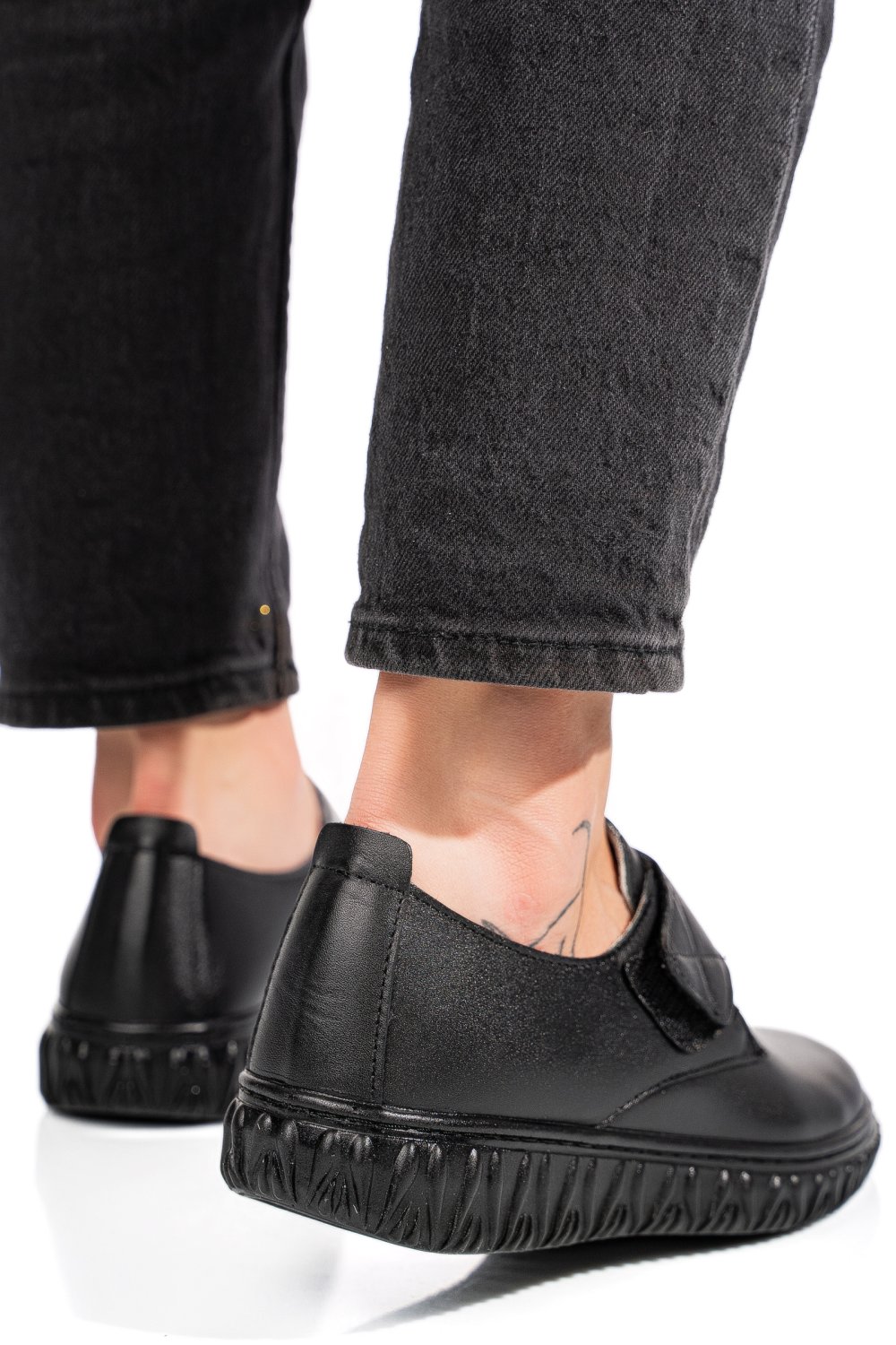 PANTOFI NEGRI PIELE NATURALA 0PC85