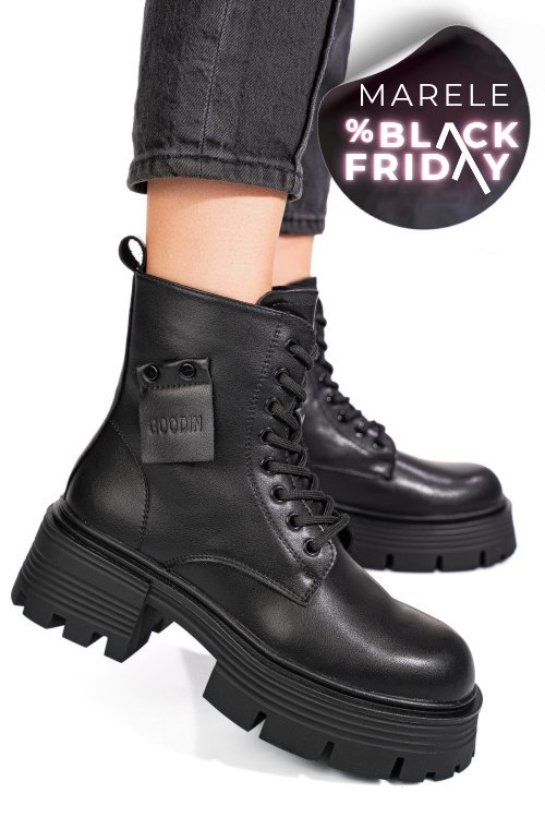 Ghete black piele naturala gpcdtl56