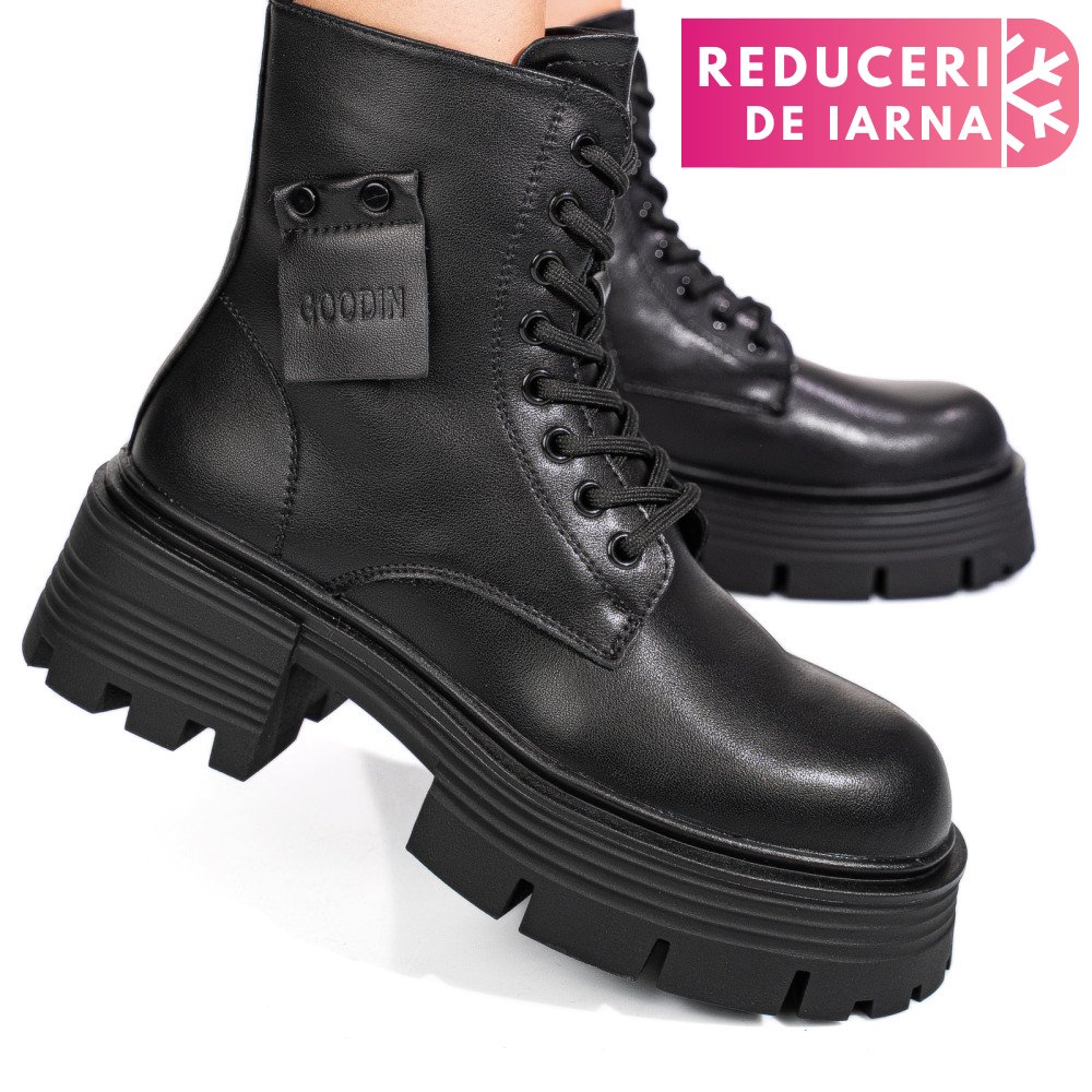 GHETE BLACK PIELE NATURALA GPCDTL56