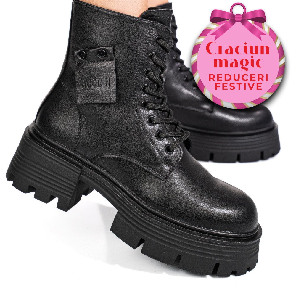 GHETE BLACK PIELE NATURALA GPCDTL56