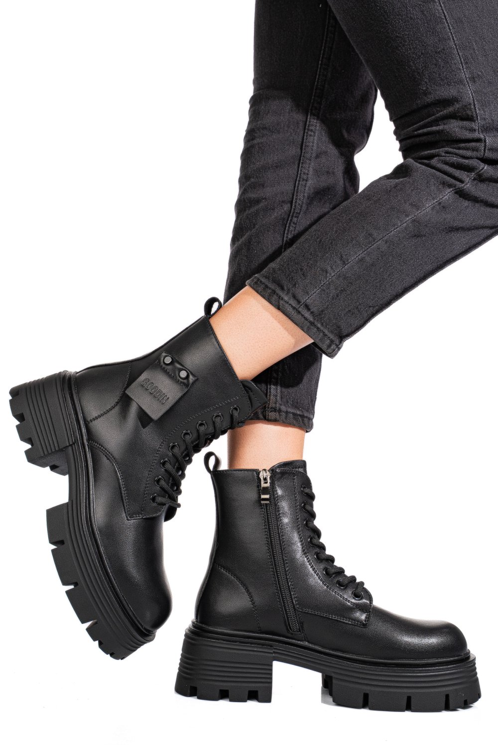 GHETE BLACK PIELE NATURALA GPCDTL56