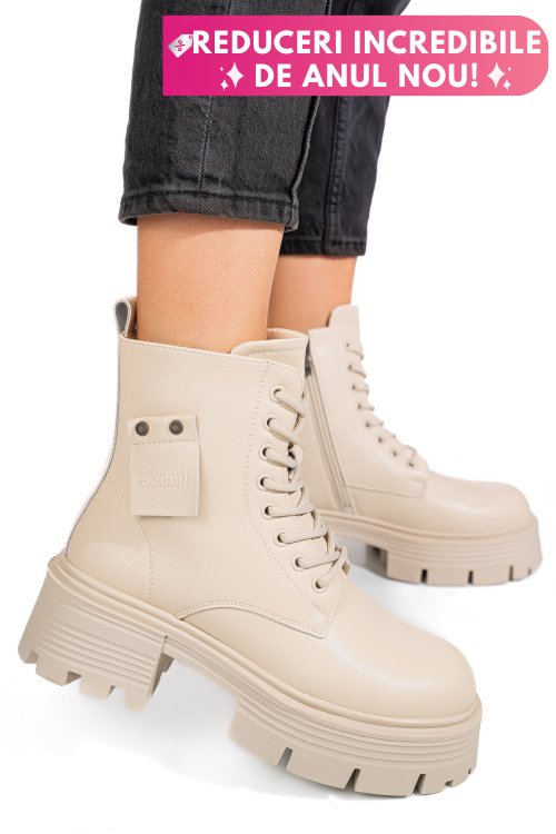 Ghete bej piele naturala gpcdtl56