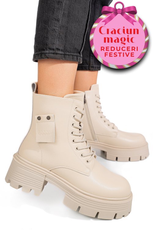 Ghete bej piele naturala gpcdtl56