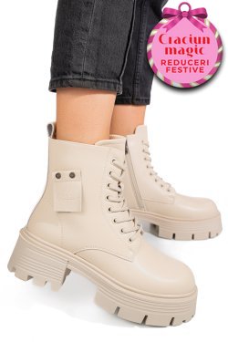 GHETE BEJ PIELE NATURALA GPCDTL56