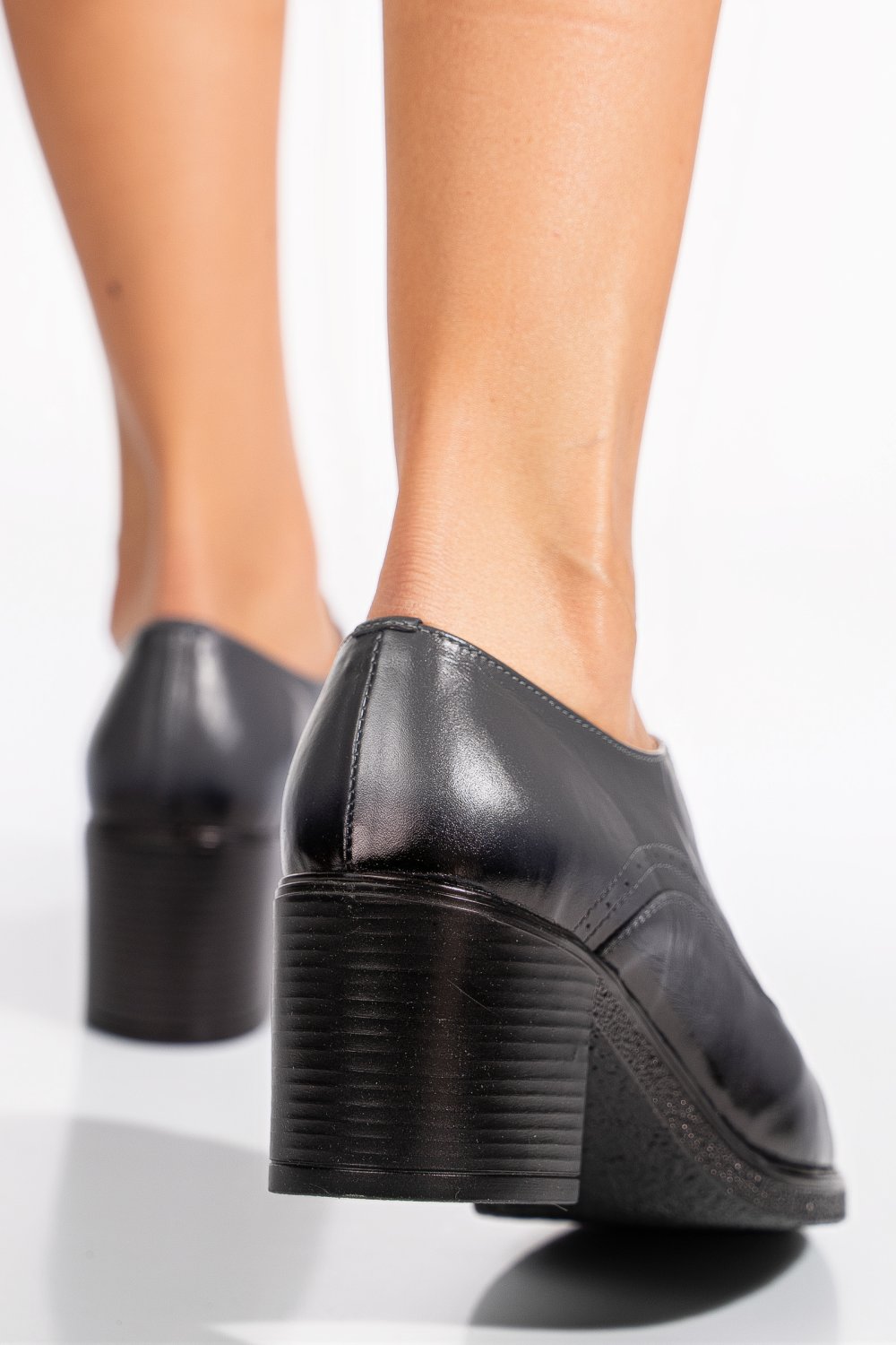 BOTINE GREY BLACK PIELE NATURALA 0PC17