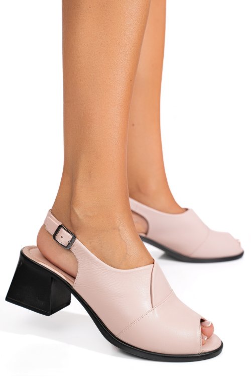 Sandale roz piele naturala 9pc05
