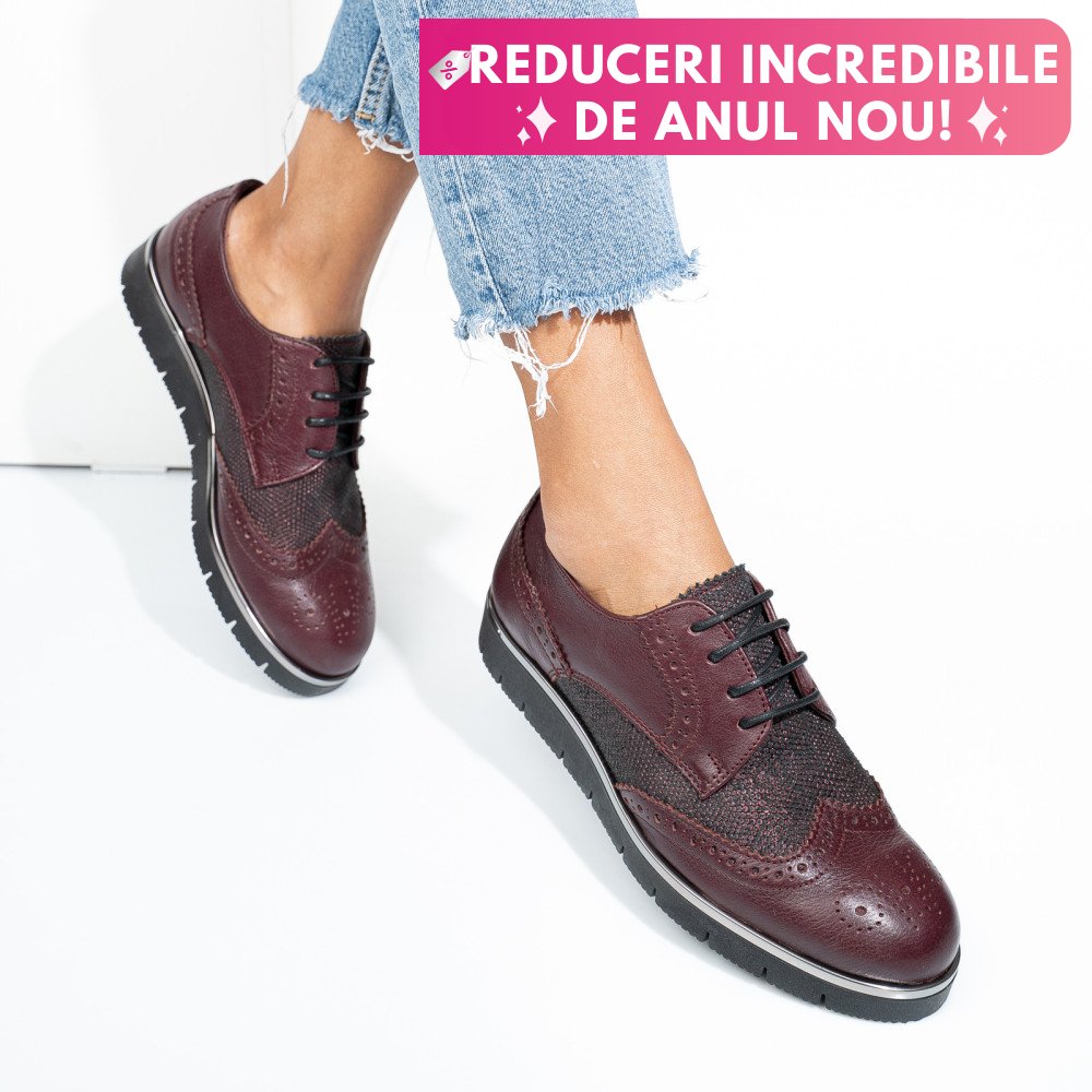 PANTOFI VISINII PIELE NATURALA 5S7744001